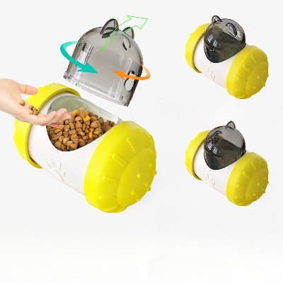 Distributeur de Croquettes pour Chien - BrainChase™ - Jaune - Empire - de - chien